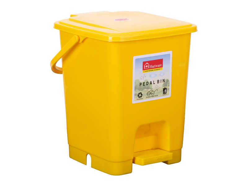 Square Pedal Bin 30L